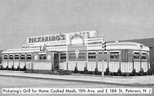 Paterson New Jersey NJ Pickerings Grill Reprint Postcard picture
