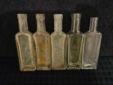 Lot of Vintage Apothecary Pharmacy Lab Medicine Jars Bottles (5 bottles) picture