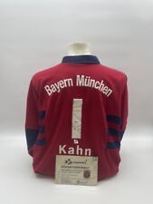 Bayern Munich Jersey Oliver Kahn Signed Autographs Adidas XL picture
