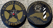 US Marshals Service - Eastern District of N Carolina B TacticBLAK challenge coin picture