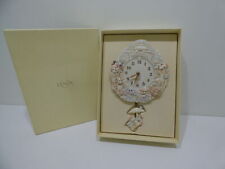 NEW Beautiful Lenox Fine Porcelain Noah's Ark Nursery Pendulum Wall Clock picture
