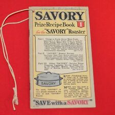 Vintage Booklet 1922 Savory Roaster Prize Recipe Book Republic Metalware picture
