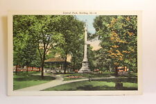 Postcard Central Park Sterling IL S19 picture