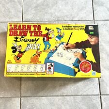 Rare Vintage New 1981 Hasbro Learn To Draw The Disney Way Drawing Board Toy picture