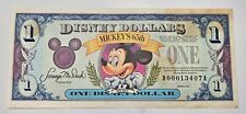 Disney Money 1993 $1 Mickey's 65th Anniversary Uncirculated Dollar Bill picture