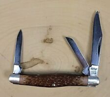 Vintage KaBar 1071 USA Delrin Little Stockman Pocket Knife picture