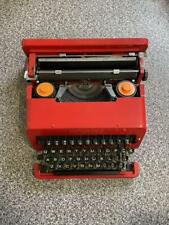 Olivetti Valentine Red Bucket Typewriter Retro Antique picture