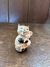 RARE Beswick Vintage Laughing Cat & Mouse England Figurine  # 2100 picture