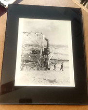 Vintage Original 1960s Jackson Hole Ski Tram Upper Station Framed Photograph picture