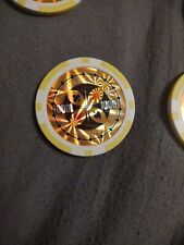 THE ULTIMATE POKER CHIP -Yellow- Value 1000 - Quantity 5 picture
