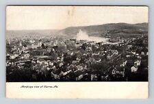 Warren PA-Pennsylvania, Bird's Eye City View, Antique Vintage Souvenir Postcard picture