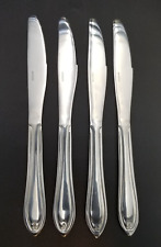 Oneida Temple Stainless Silverware Flatware Dinner Knives Set of 4 Replacements picture