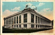 1920'S. SOUTH END JUNIOR HIGH SCHOOL. HOUSTON, TX. POSTCARD. FF8 picture