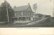 c1905 Railroad Avenue, Looking North, Souderton, Pennsylvania Postcard picture