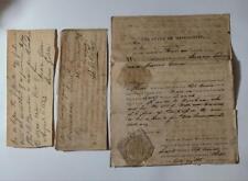 1823 State of Mississippi Court Summons Jordan Gibson & James Gibson picture