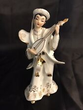 Lefton Oriental Man Porcelain figure 6 inches tall Signed  picture