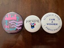 Lot Of 3 Vintage Pins Three Rivers Festival 24 1992 and others picture