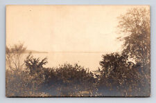 c1906 RPPC Unknown Lake Scene Posted from Westport New York NY Postcard picture
