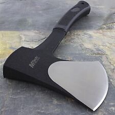 NEW Hatchet Mtech Heavy-Duty Stainless Steel Camping Axe Black + Sheath picture