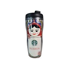 Starbucks Russian Matryoshka Nesting Doll RUSSIA Tumbler Travel Mug Cup 12 oz picture