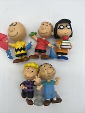Just Play Peanuts Collector’s Figures Lot Of 5 PVC 3”  Charlie Brown Linus picture