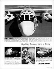 1961 Boeing H bomber aircraft space research boat vintage photo Print Ad adL67 picture
