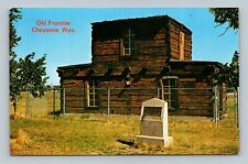Frontiersman Jim Baker's Cabin in Frontier Park, Wyoming Postcard picture