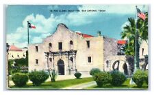 Postcard In the Alamo, San Antonio, Texas TX linen 1950 T58 picture