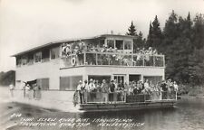 Real Photo Postcard Newberry, Michigan Tanquamenon River Trip   c 1940s    J5 picture