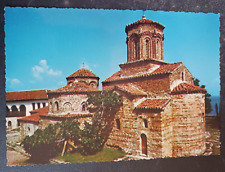 vtg postcard Macedonia Monastery of Sveti Naum Manastir older chrome unposted picture
