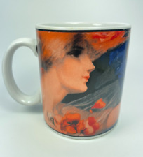Ghirardelli’s Ground Chocolate Elegant Lady Mug By California Pantry 20oz CupB25 picture