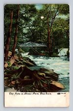 New York City NY, The Falls In Bronx Park, Antique, Vintage c1908 Postcard picture