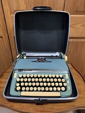 Vintage 1960’s Smith Corona Super Sterling Portable Typewriter picture