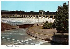 Bonneville Dam Oregon OR Columbia River Gorge VTG Postcard UNP Vintage  picture