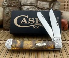 Case XX USA Stunning Custom POT of GOLD Scrolled AAA+++ Trapper Pocket Knife picture