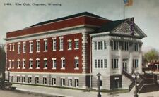 Elks Club Building Postcard Cheyenne Wy Wyoming BPOE picture