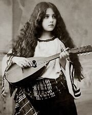 1920s Gypsy Girl with Mandolin Vintage Retro Classic Poster Photo 11x17 picture