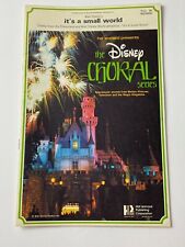 1975 Disneyland Small World Choral Disney Song Book sheet music Hal Leonard picture
