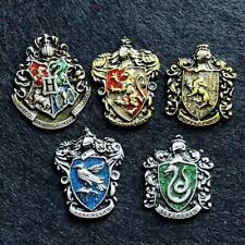 5pcs Harry Potter Hogwarts Pins Badges Gryffindor Slytherin Ravenclaw Hufflepuff picture