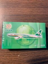 BRAND NEW SEALED EVA AIR AIRLINE PLAYING CARDS B777-300ER 20th Anniversary picture