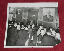 1959 Press Photo New Soviet Embassy Portrait of Nikita Khrushchev Washington DC picture