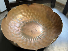 Mid century Utah Copper Dish Hammered 