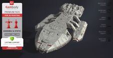 Battlestar Galactica - 32” TOS series version Hi-res FanArt 3D model - painted picture