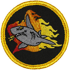Awesome Boy Scout Patch - Flaming Shark Patrol (#536) picture