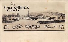 J35/ Manitou Colorado RPPC Postcard c1920s H.W. Walk Okla-Texa Courts 329 picture