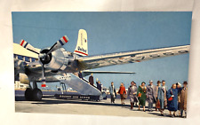 United Airlines DC-6 and DC-6B Mainliners Vintage Postcard Unposted - Passengers picture