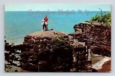 Greetings Westfield New York Scenic Coastal Landscape Chrome WOB Postcard picture