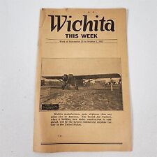 Wichita This Week Sept 25 - Oct 1, 1927 Travel Air Factory Airplanes Local Info  picture