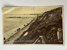 🌊1930s PC Bournemouth Dorset England Postcard Pier Of Zig Zag Path 1 Day Ship👍 picture