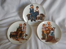 N. Rockwell Limited Series Plates: Toymaker, Cobbler, Lighthouse Keeper Daughter picture